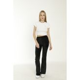 Amore Bayan Crop T-Shirt - Beyaz - L