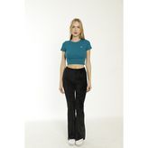 Amore Bayan Crop T-Shirt - Petrol - L