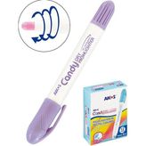 Amos Candy Jel Mor Pastel Renkler Fosforlu Kalem