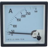 Analog Ampermetre Panel Meter 1.5 250/5A TE-96 10cmx10cm