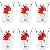 Anason İşleri Şen Şakrak Ara Çay Bardağı 6'lı Set - Renkli - 90 ml