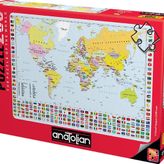 Anatolian Dünya Haritası- World Map 260 Parça Puzzle