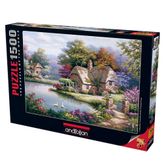 Anatolian Kuğular Ve Kır Evi 1500 Parça Puzzle