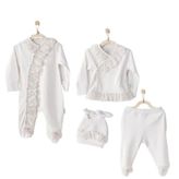 Andywawa AC24264 Chic Girl Ekru 4 Parça Bebek Hastane Çıkışı