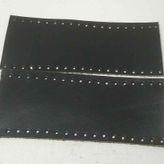 Angel Çanta Aksesuar 15x6 Cm Siyah Renk Gerçek Deri Tutma Sapı Simit Sap Örgü Çanta İçin