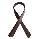Angel Çanta Aksesuar 70x2.4 Cm, Tek Kat Suni Deri Koyu Kahve Renk Çift Sap