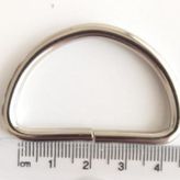 Angel Çanta Aksesuar D Halka 4 Cm Gümüş