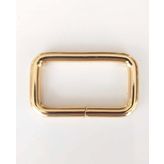 Angel Çanta Aksesuar Dikdörtgen Halka 4 Cm Light Gold