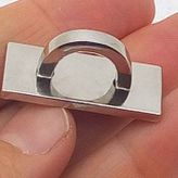 Angel Çanta Aksesuar Gümüş Renk 3x1.2 Cm Köprü Aparatı
