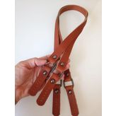 Angel Çanta Aksesuar Karedört Model Taba Renk Gerçek Deri Çanta Sapı 80x2 Cm