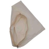 Angel Çanta Aksesuar Krem Renk 45x45 Cm, Dikilmiş Halde, Fermuarlı Astar