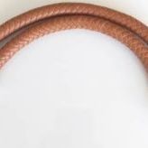 Angel Çanta Aksesuar Örme Çanta Sapı Kısa Gümüş Metalli Taba