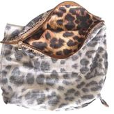 Angel Çanta Aksesuarları Aksesuar Leopar 38X38 Cm, Dikilmiş Halde, Fermuarlı Astar