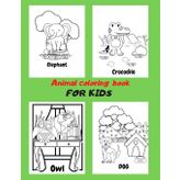 Animal coloring book for kids
