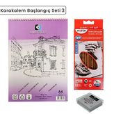 Anka Art Karakalem Başlangıç Seti 3 K-3