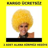 Anka Kabarık Bonus Sarı Peruk