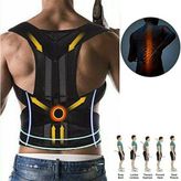 Ankaflex-Erkek Bel Kemeri Balenli Spor Korse Dik Duruş Korsesi Çift Balenli Bel Omuz Sırt Desteği Korse