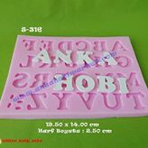 AnkaHobiMarket Alfabe Harf 2,5 Cm Silikon Kalıp