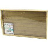 Ankaverse DİKDÖRTGEN=30X50CM Aç Kapa Ayaklı = 20CM Ahşap Bambu Sunum Tepsi (5286)