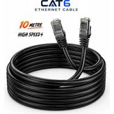 Anktek 10 Metre Cat6 Internet Ethernet Network Ağ Kablosu Utp Patch High Speed-Siyah