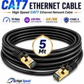 Anktek 5 Metre Cat7 Internet Ağ Kablosu Utp/ftp 600 Mhz 10 Gbps Ethernet Cable - Yüksek Hız