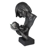Anne Bebek Biblo Gümüş Eskitme