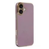 Anonim Newface Apple iPhone 16 Kılıf Volet Silikon - Mor