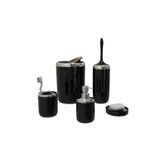 Ansan LİMA XL KROM DEKORLU BANYO SETİ / SİYAH