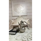 Antep Bakırhane El Işlemeli Bakır Çaydanlık