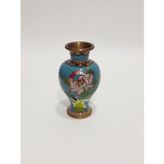 Antika Cloisonne Mini Vazo 13cm 004