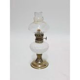 Antika Opal Cam Gaz Lambası 023