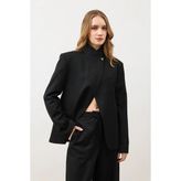 Antioch Siyah Dik Yaka Kadın Blazer Ceket