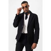 Antioch Siyah Torba Cepli Astarsız Erkek Blazer Ceket - M