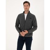Antrasit Regular Fit Polar Hırka 50314014 VR006