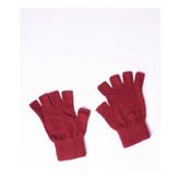 Antrasit Unisex Triko Kesik Eldiven Bordo-Tek Ebat