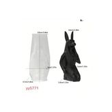Anubis Figürlü Biblo Ve Mum Silikon Kalıp