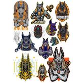 Anubis Sticker Set-2 9 Parça Telefon, Tablet, Defter, Laptop Sticker