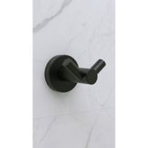 ANZA HOME Siyah V Çatal Bornozluk Askısı