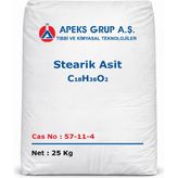 Apeks Stearik Asit - C18H36O2 - 25 kg