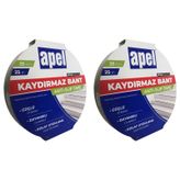 Apel Kaydırmaz Siyah 25 mmx25 m Bant