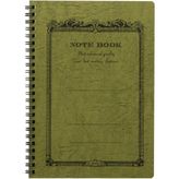 Apica CD Twin Ring A5 Defter Olive Çizgili - Yeşil