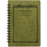 Apica CD Twin Ring A6 Defter Olive Çizgili - Yeşil