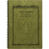 Apica CD Twin Ring Semi B5 Defter Olive Çizgili - Yeşil
