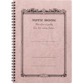 Apica CD Twin Ring Semi B5 Defter Peach Çizgili - Pembe