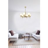 Apliqa 3421-06-FR Goldie 6'lı Eskitme Avize