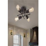 Apliqa 3491-04-BL Glam 4'lü Plafonyer Avize