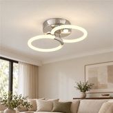 Apliqa Honos 2'li Krom 32 Watt Plafonyer Led Avize