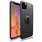 Apple İphone 11 Pro Max Kılıf Range Yüzüklü Silikon - Siyah