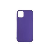 Apple iPhone 12 6.1'' İnce Mat Silikon Kılıf Mor