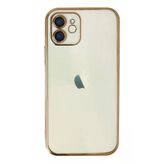 Apple İphone 12 Kılıf Razer Lensli Silikon - Gold